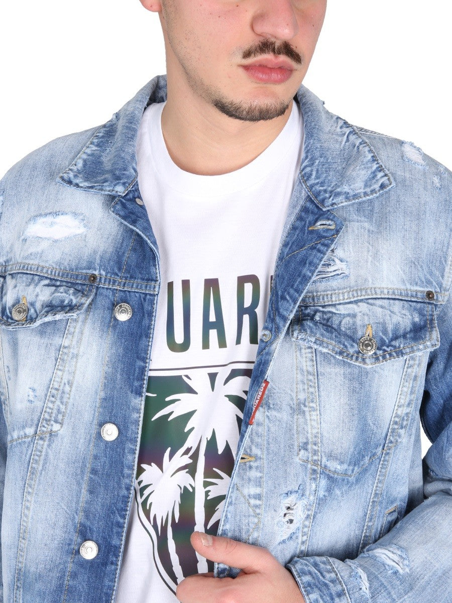 Dsquared2 T-SHIRT D2 CATEN'S BEACH