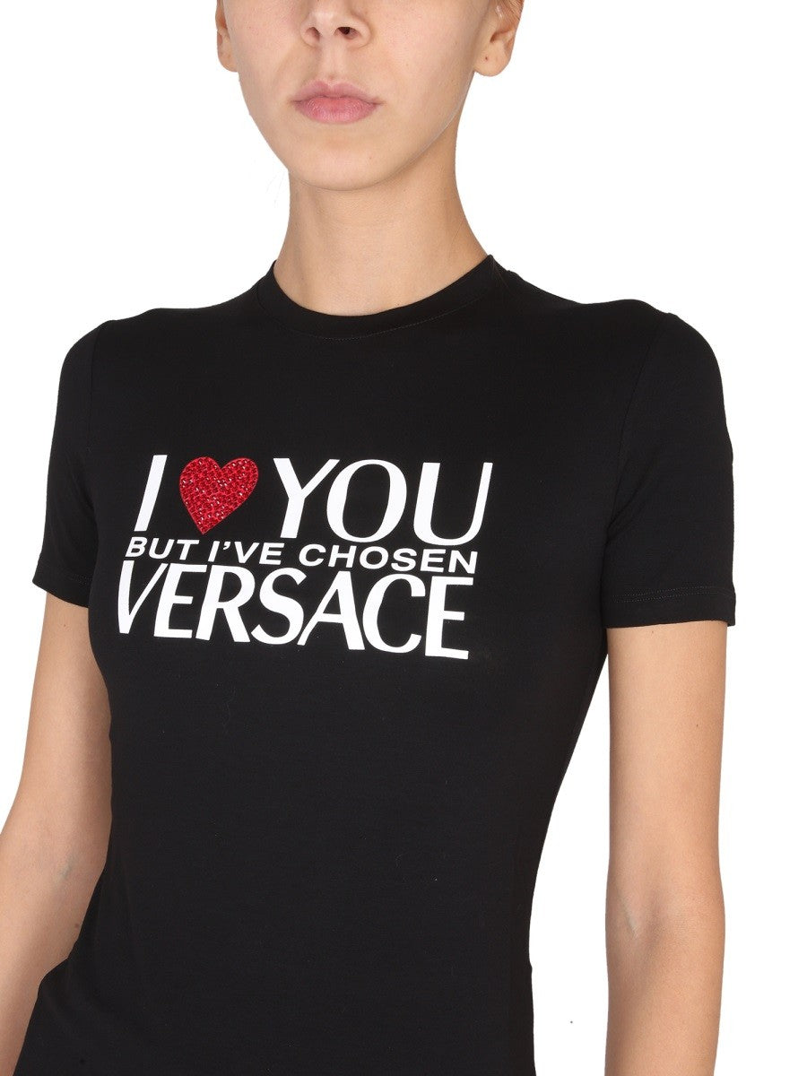 Versace CAMISETA "I ♥ YOU BUT..."