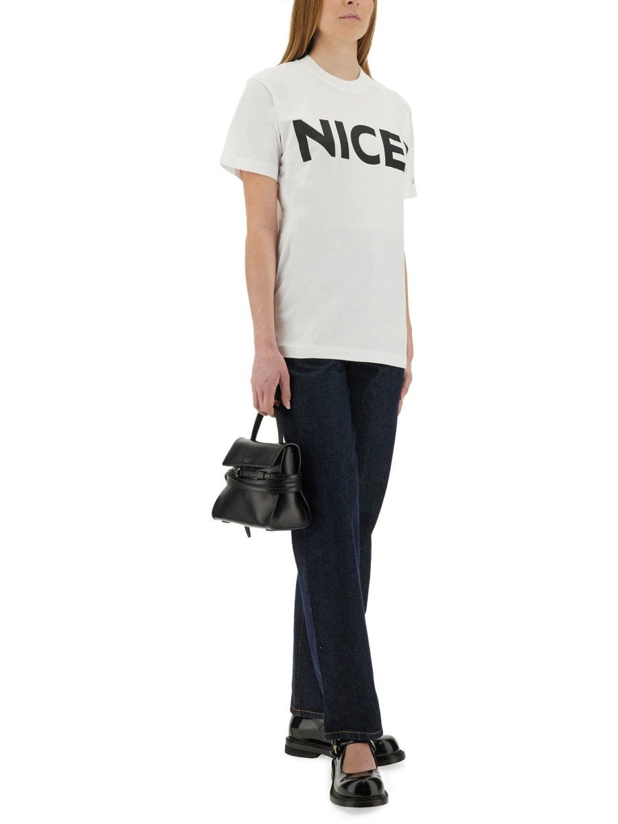 Moschino TRIČKO "NICE!"