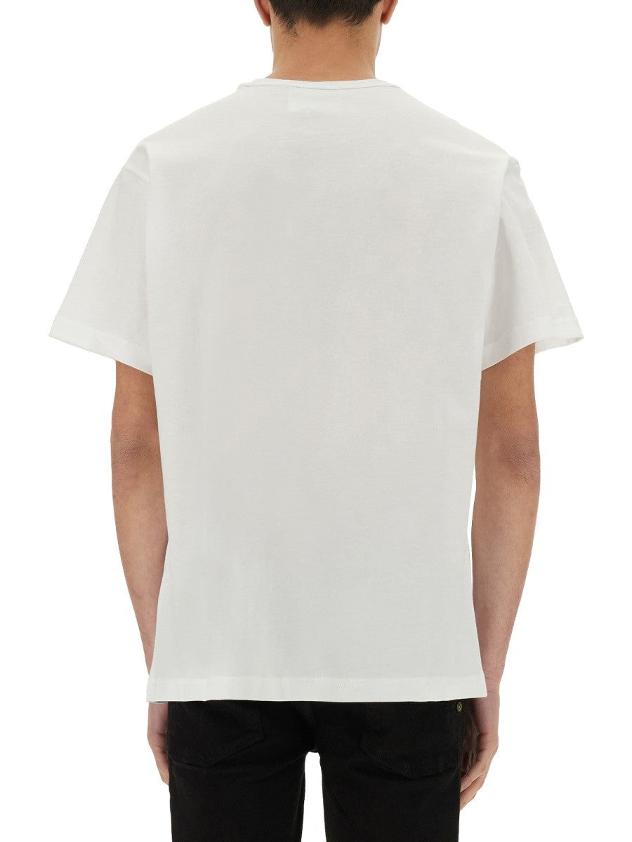 Versace Jeans Couture T-SHIRT V-EMBLEM OUTLINE BAROQUE