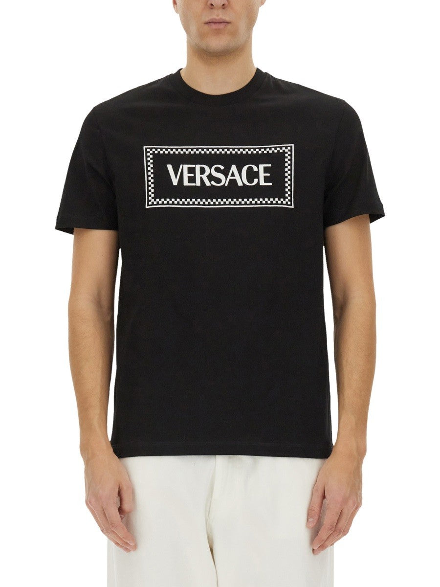 Versace CAMISETA CON LOGO BORDADO VINTAGE DE LOS '90