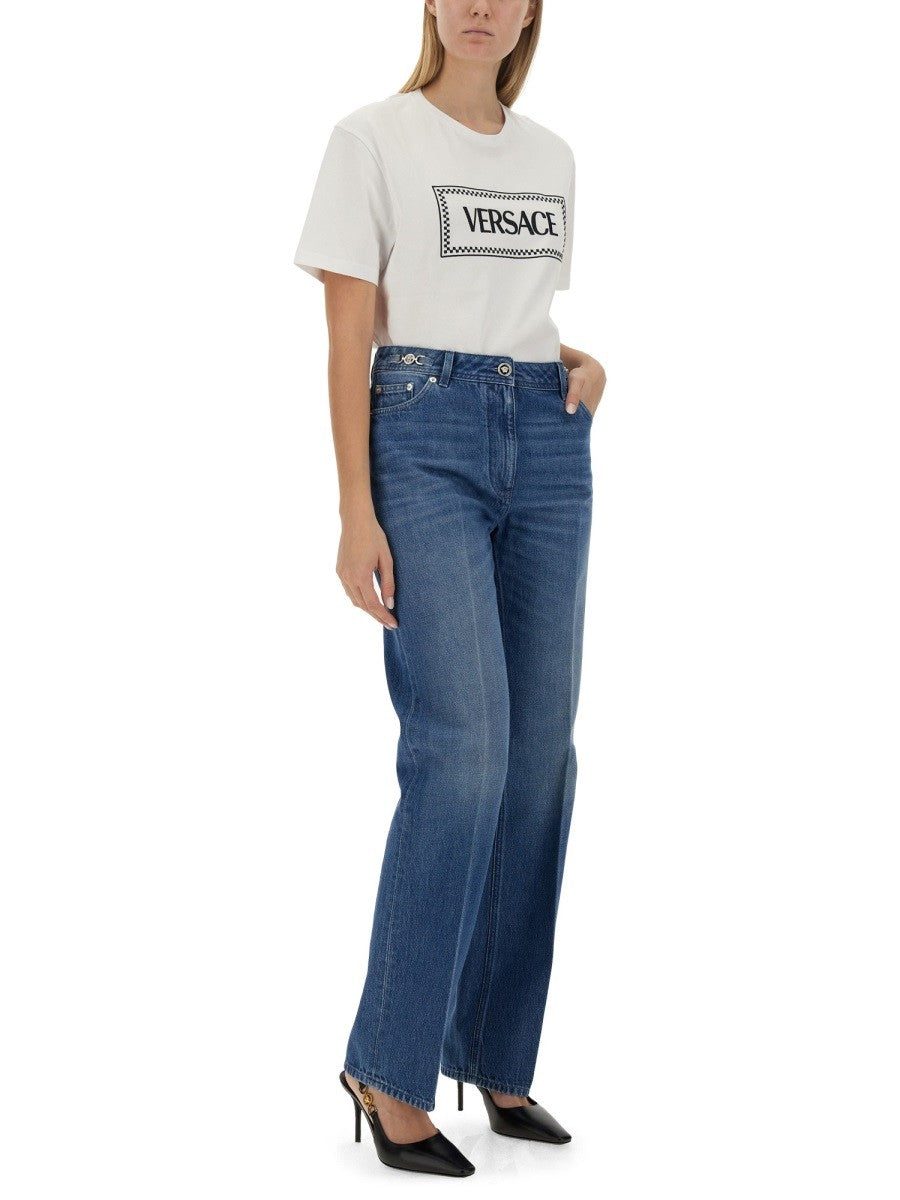 Versace T-SHIRT WITH '90S VINTAGE LOGO