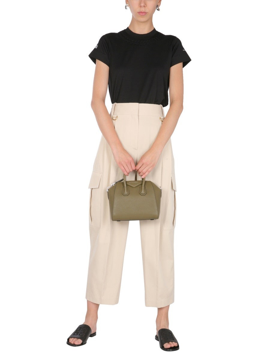 Givenchy KOSZULKA Z MOTYWEM ŁAŃCUCHA