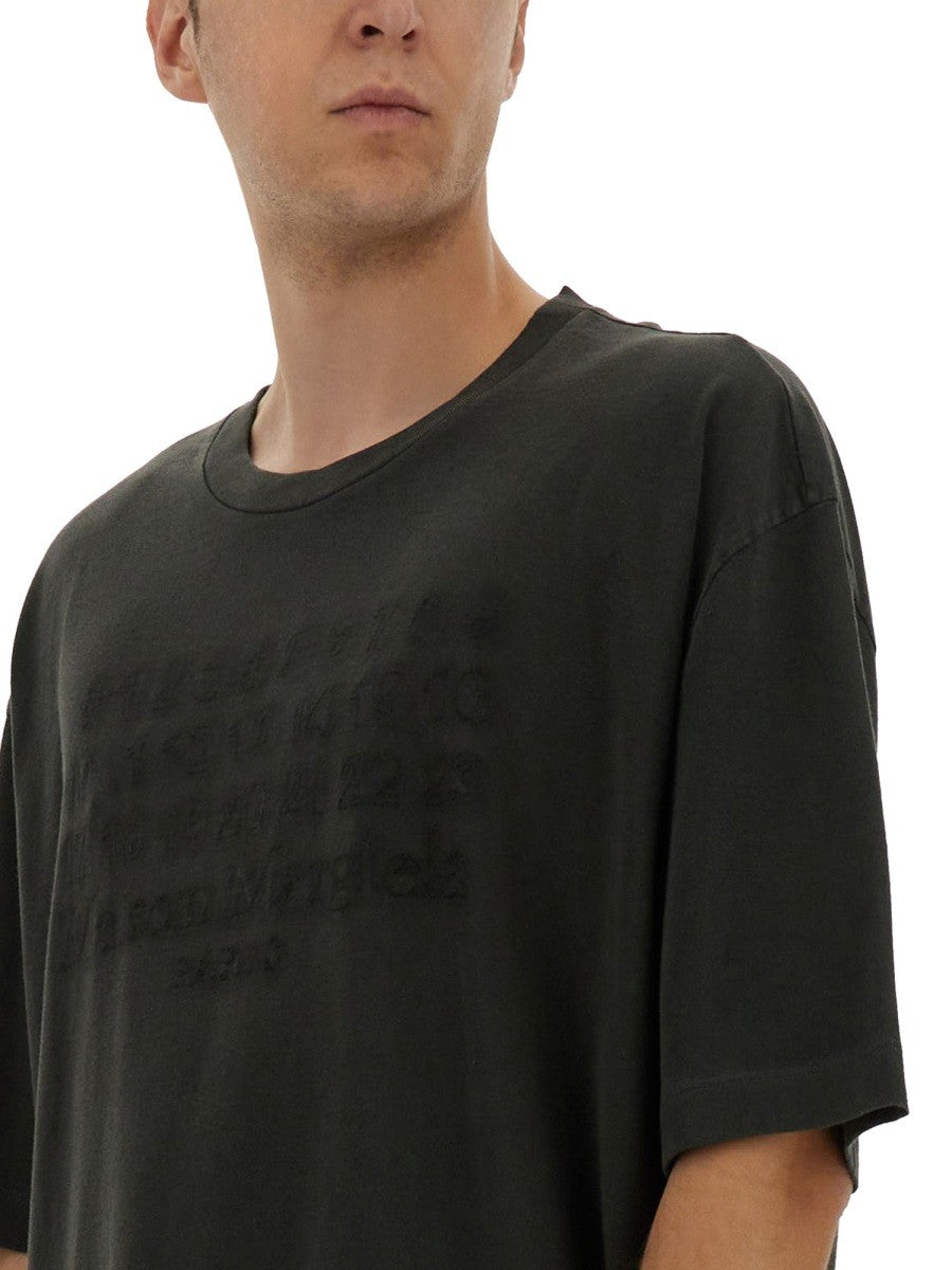 Maison Margiela TRIČKO S VYŠITÝM LOGEM