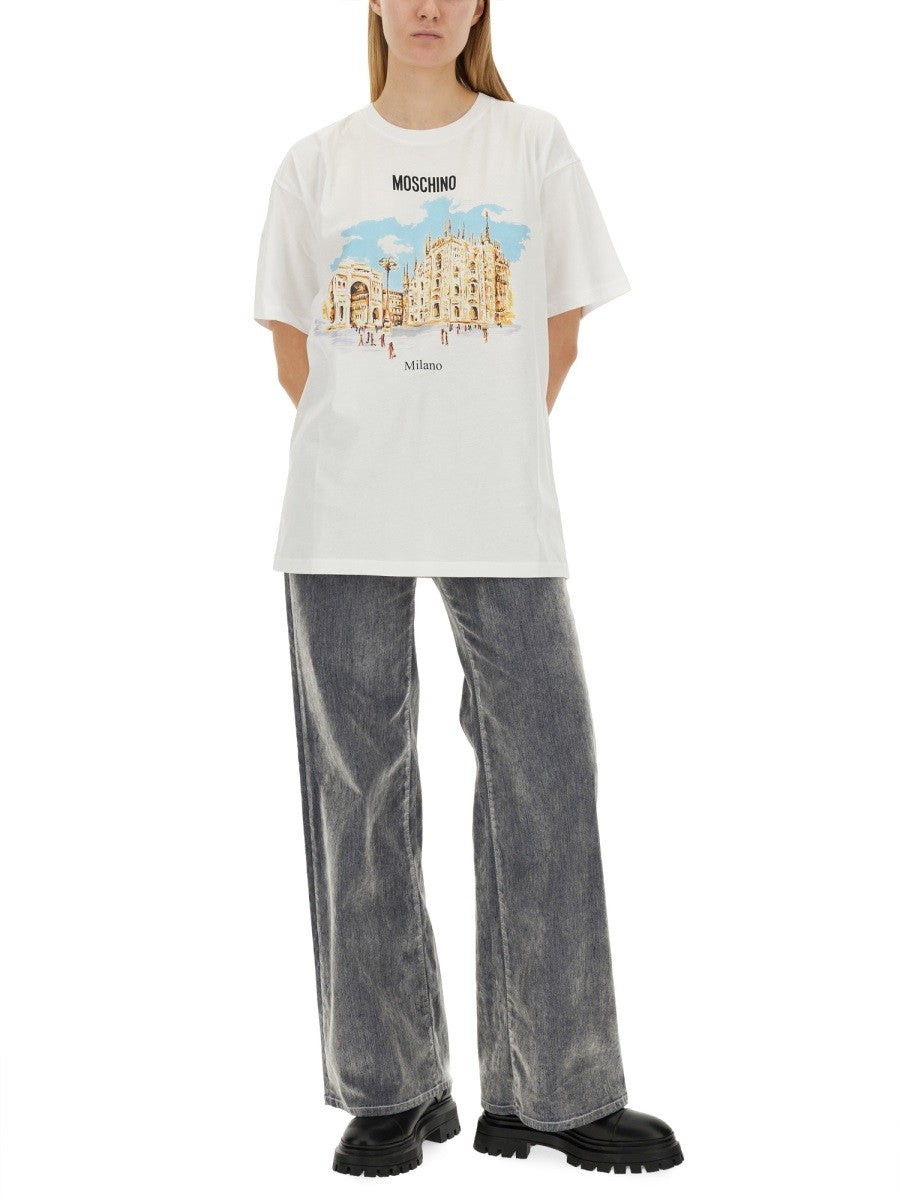 Moschino T-SHIRT WITH LOGO