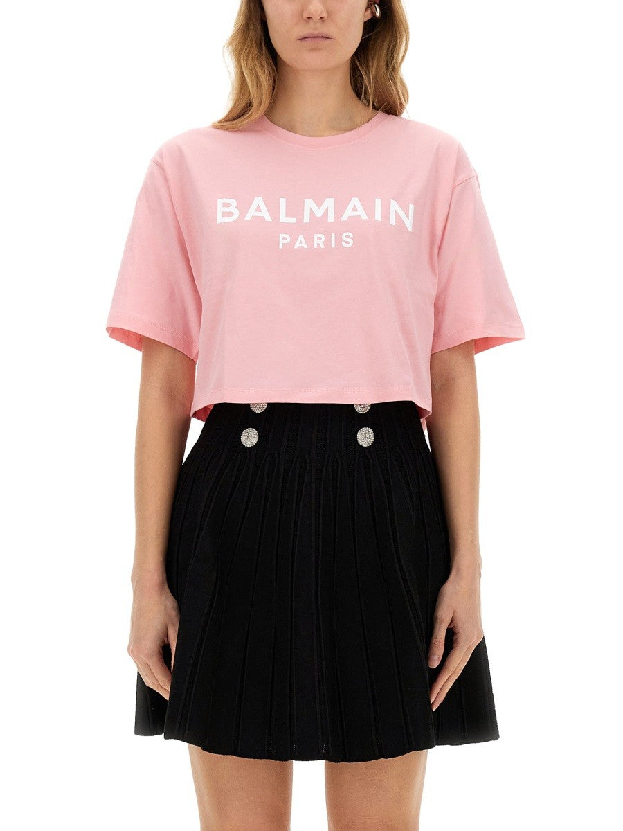 Balmain T-SHIRT MIT LOGO