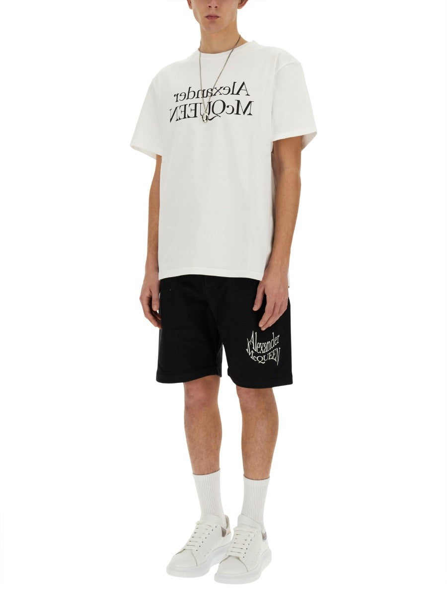 Alexander Mcqueen MARŠKINĖLIAI SU LOGOTIPU