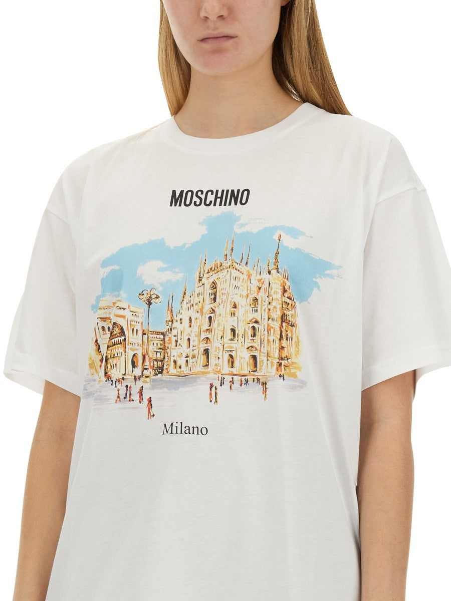 Moschino T-SHIRT WITH LOGO