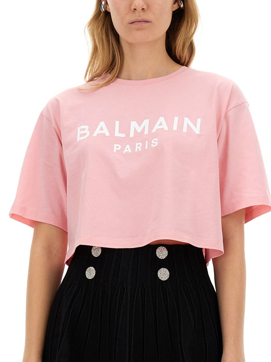 Balmain T-SHIRT MIT LOGO