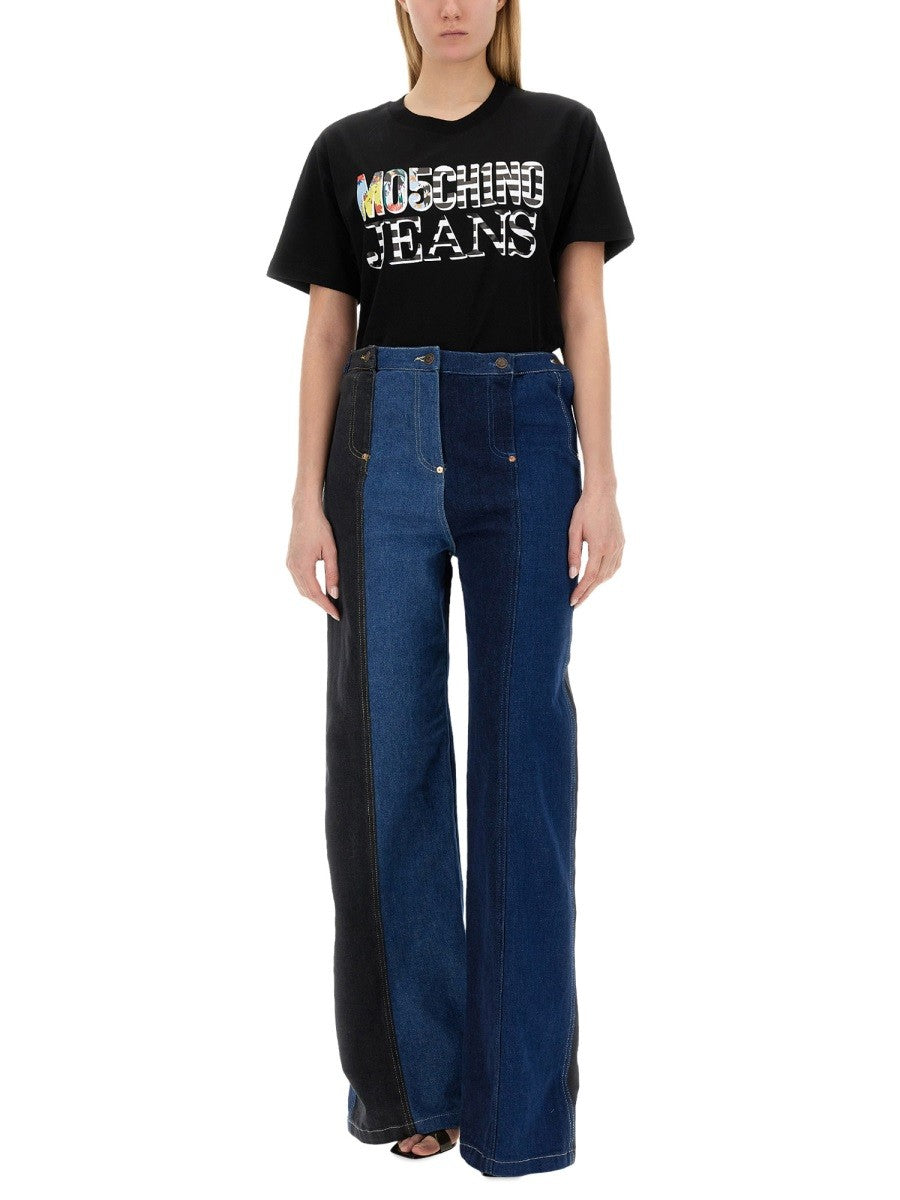 Moschino Jeans T-SHIRT WITH LOGO