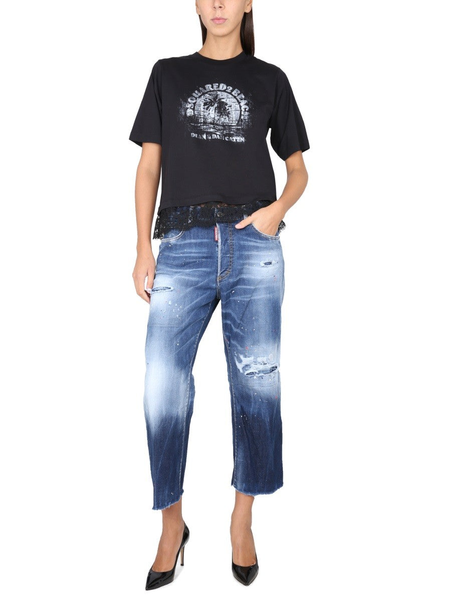 Dsquared2 T-SHIRT MED LOGO