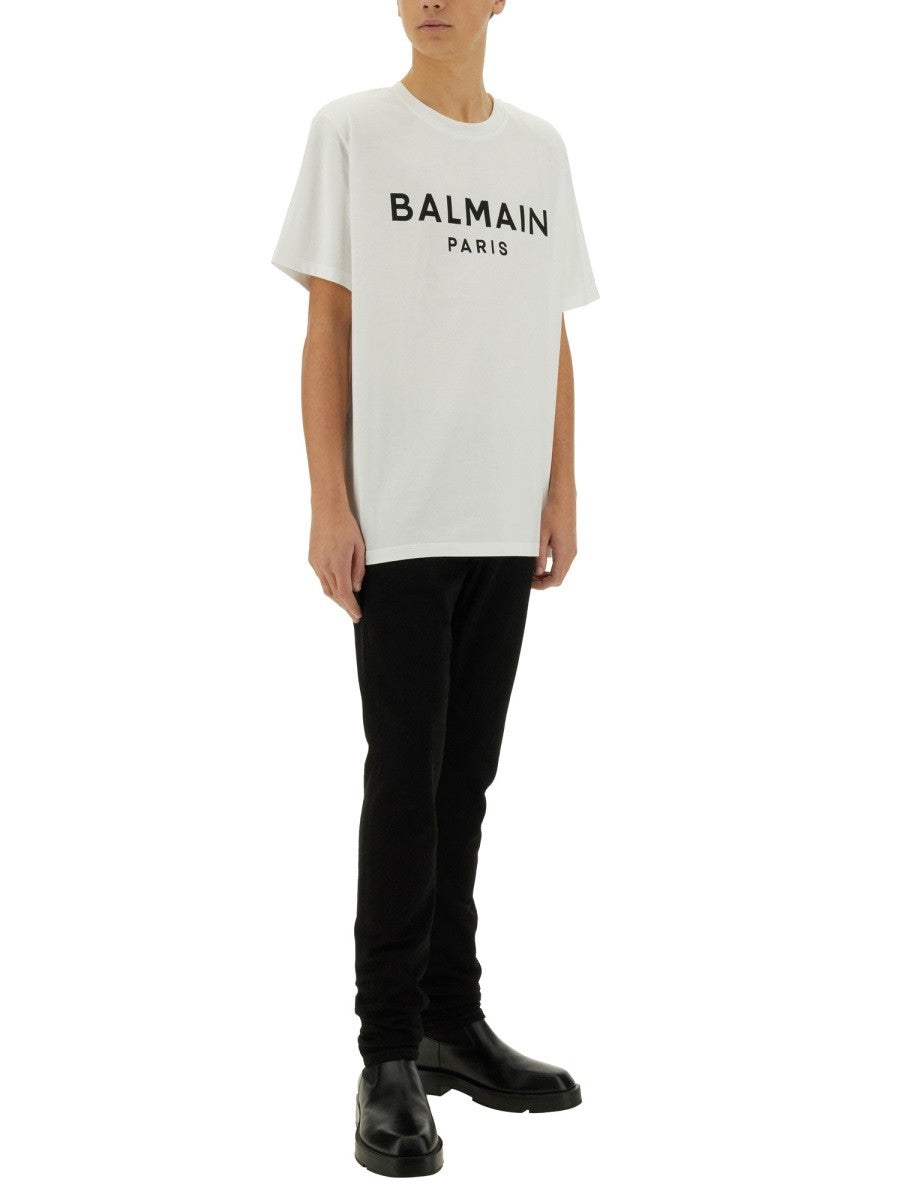 Balmain ロゴ入りTシャツ