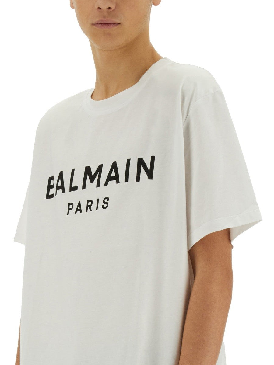 Balmain ロゴ入りTシャツ