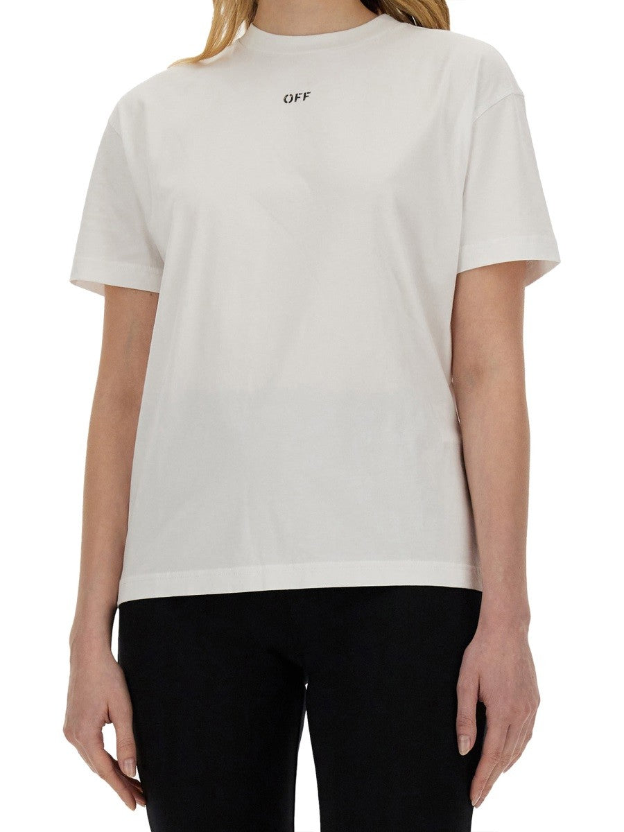 Off-White T-SHIRT WITH LOGO