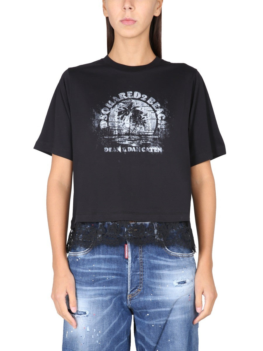 Dsquared2 T-SHIRT MED LOGO