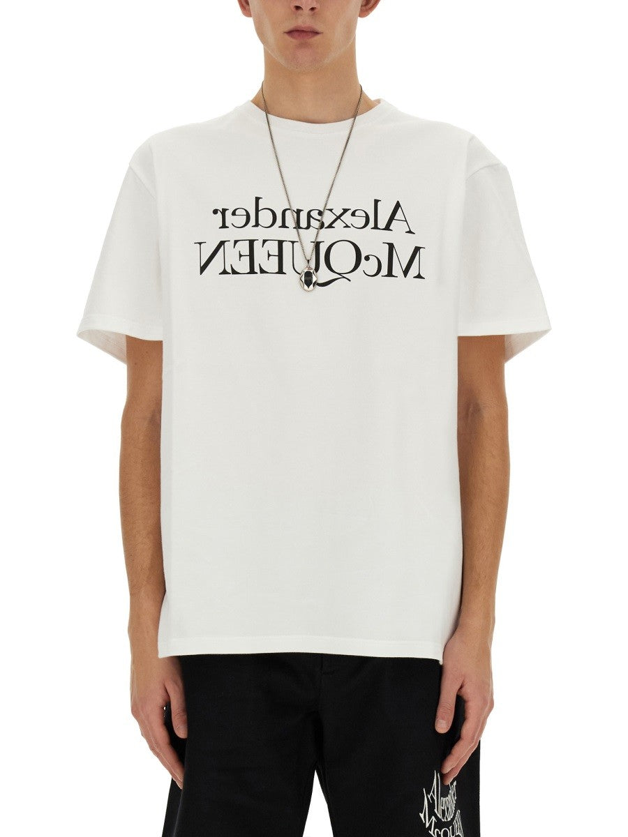 Alexander Mcqueen MARŠKINĖLIAI SU LOGOTIPU