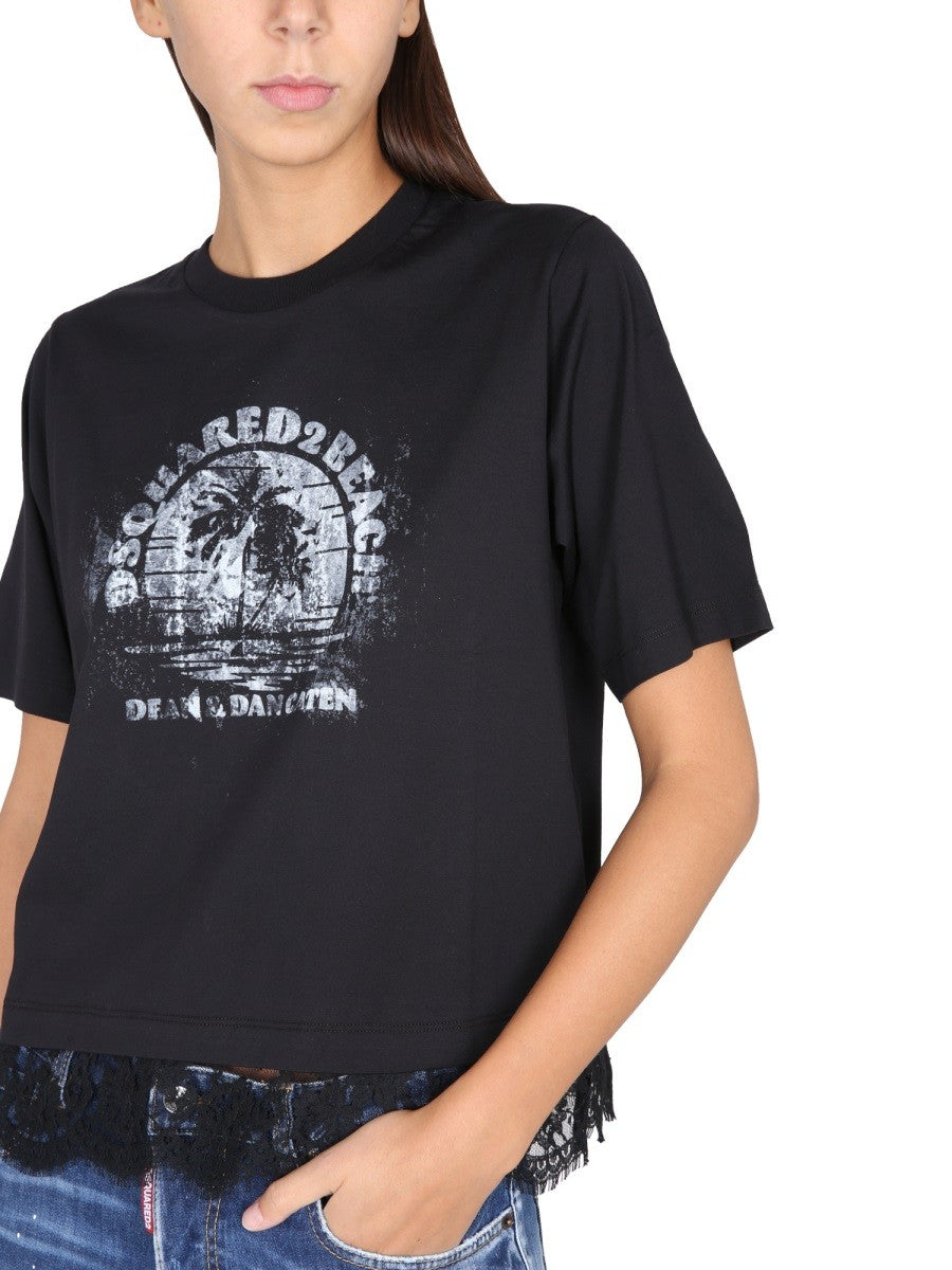Dsquared2 T-SHIRT MED LOGO