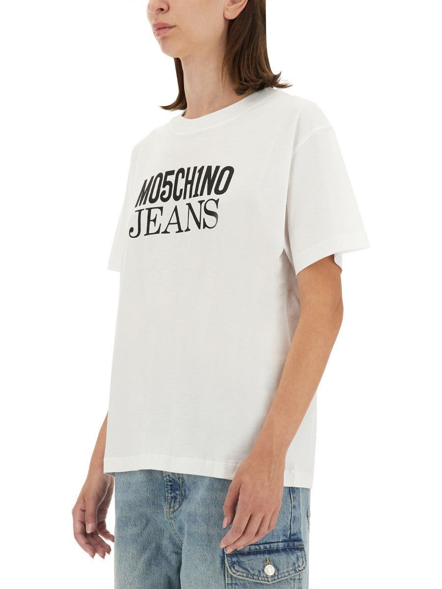 Moschino Jeans T-SHIRT WITH LOGO