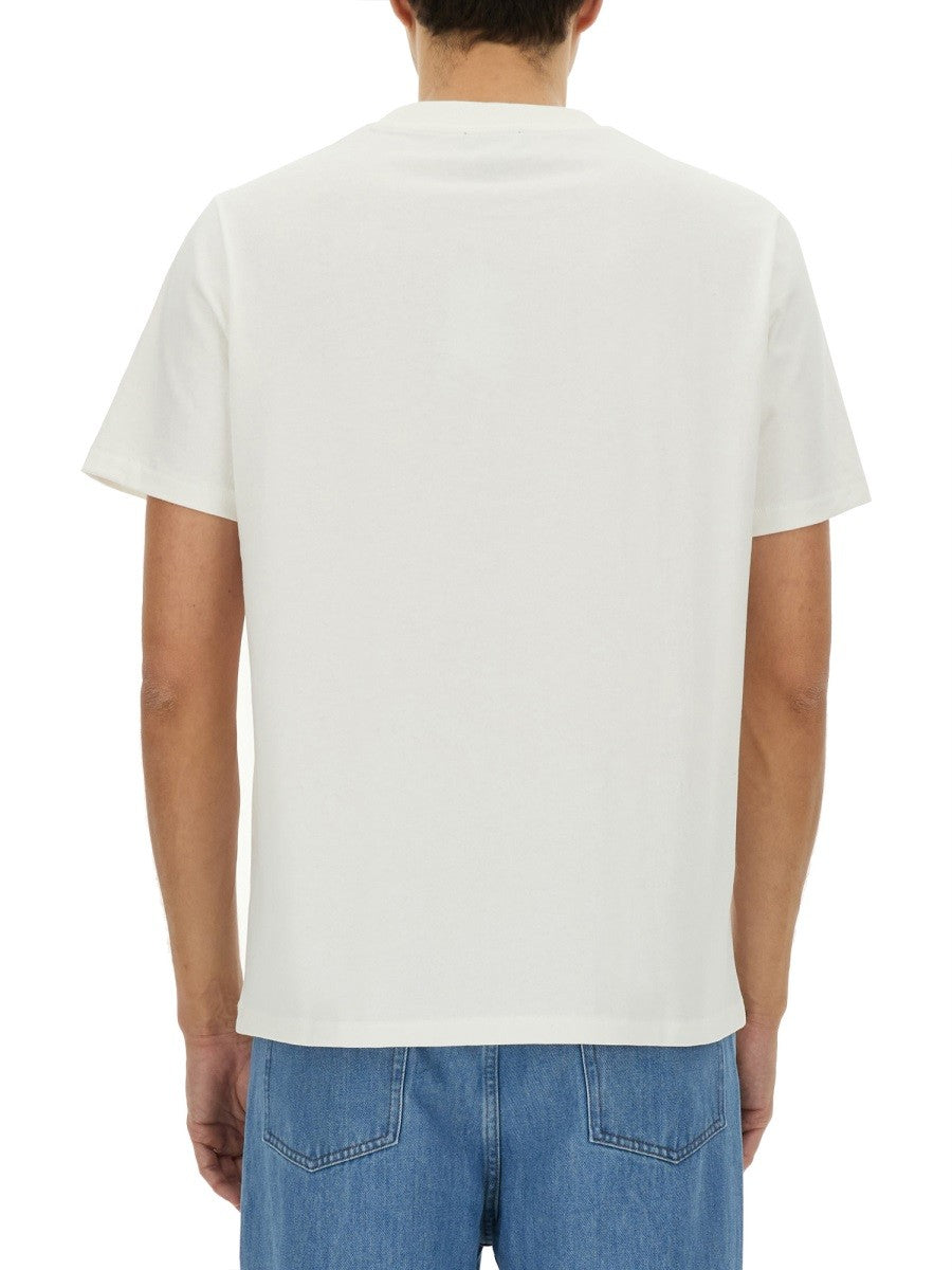 A.P.C. T-SHIRT WITH PRINT