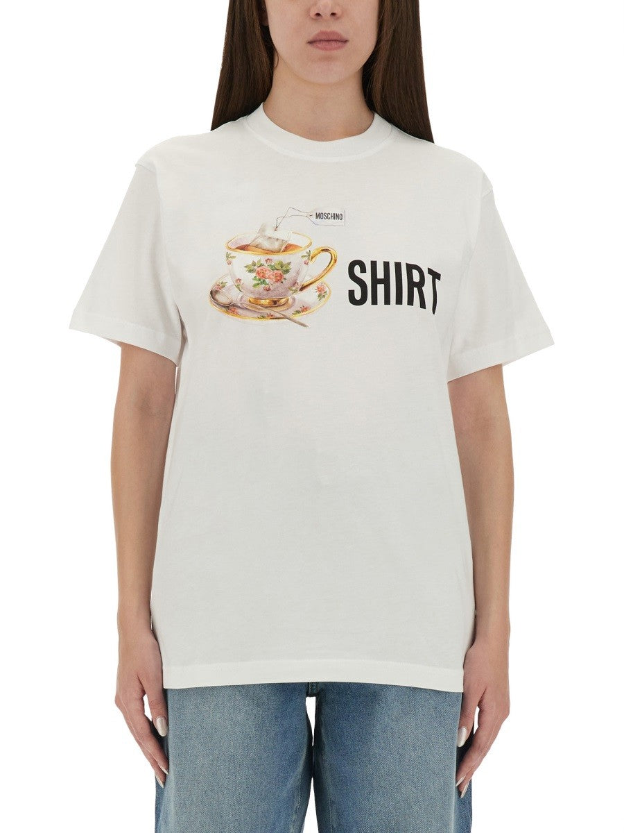 Moschino T-SHIRT WITH PRINT