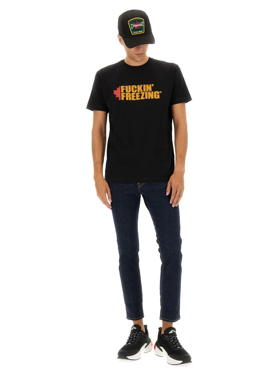 Dsquared2 T-SHIRT WITH PRINT