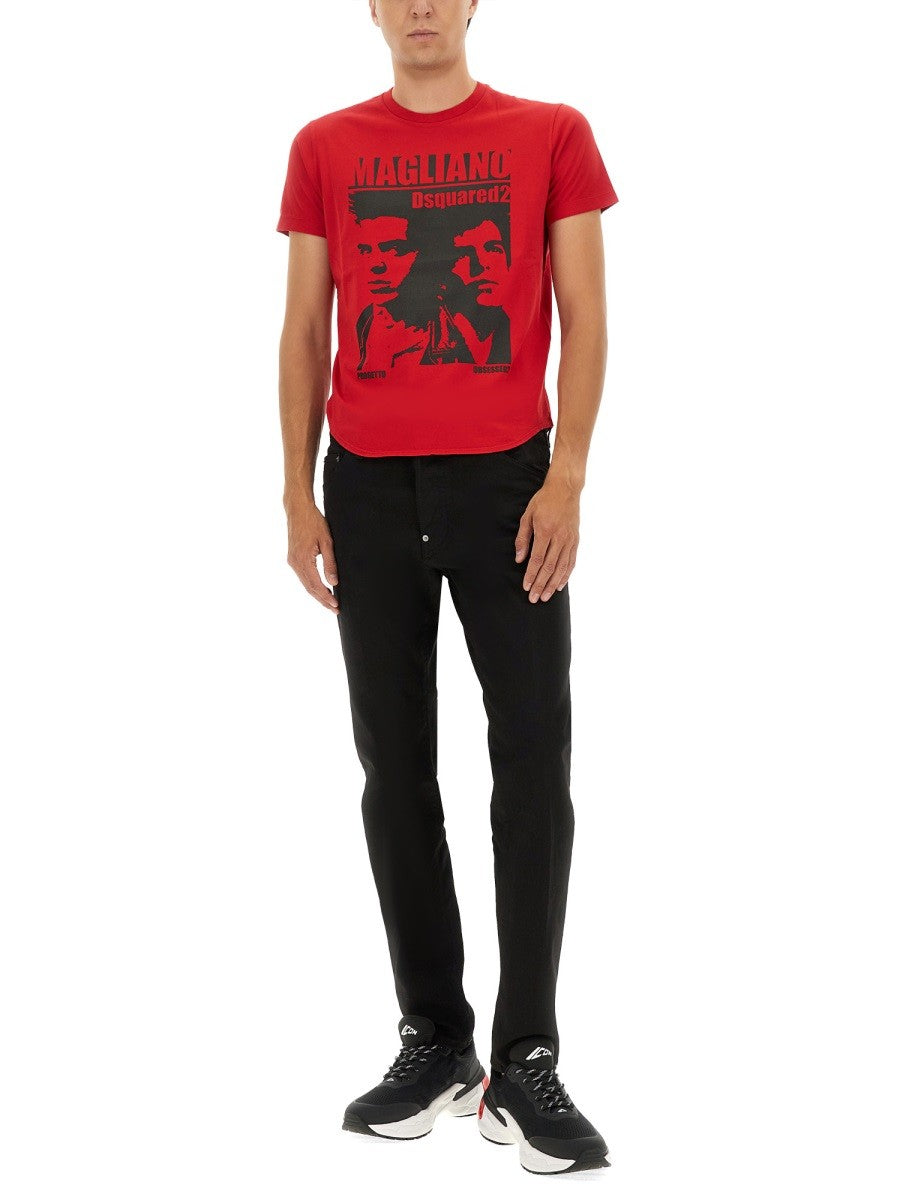 Dsquared2 T-SHIRT WITH PRINT