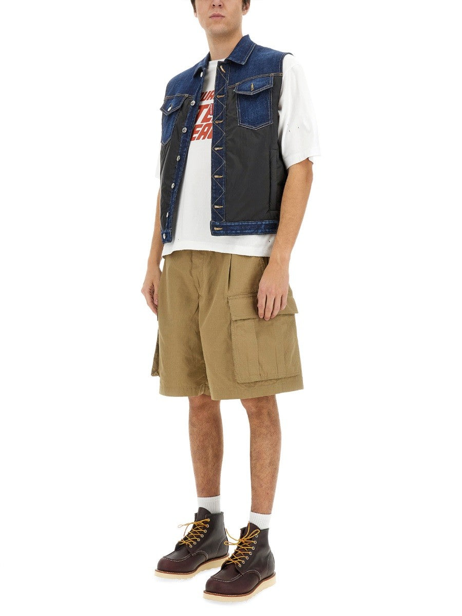 Dsquared2 KOSZULKA Z NADRUKIEM