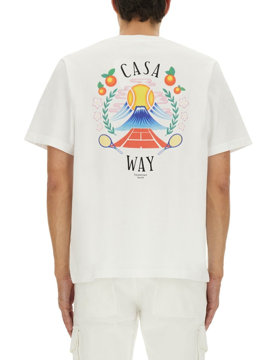 Casablanca T-SHIRT S POTLAČOU