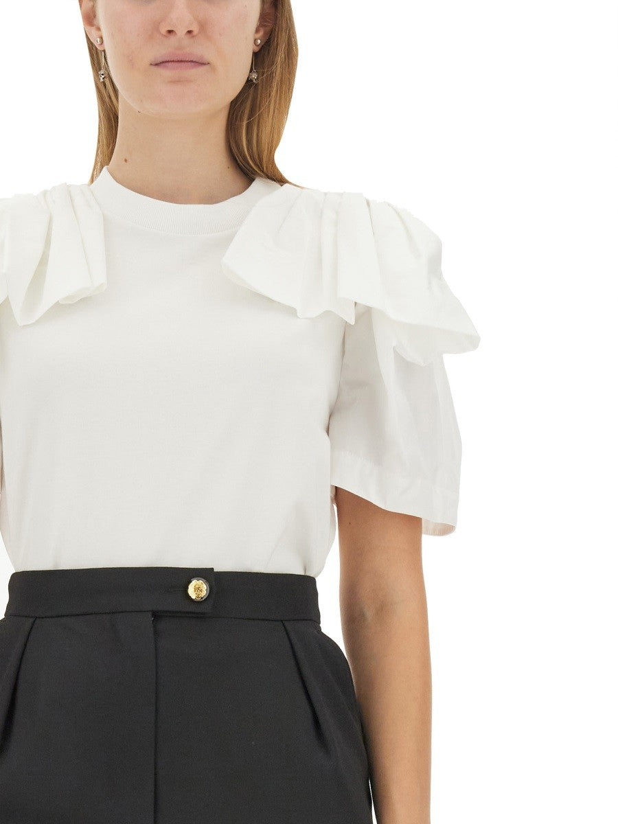 Alexander Mcqueen MARŠKINĖLIAI SU KLOSĖMIS