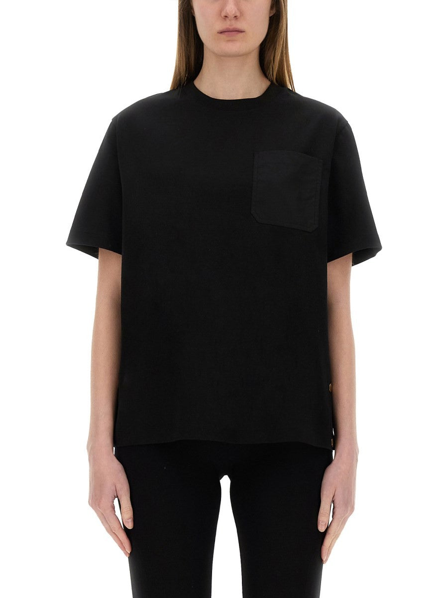 Moncler TRICOU CU BUTOANE LATERALE