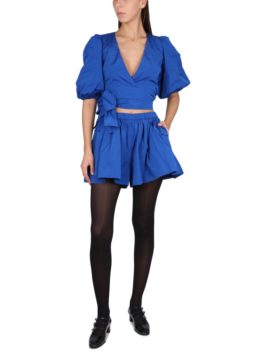 Red Valentino TAFFETA TOP