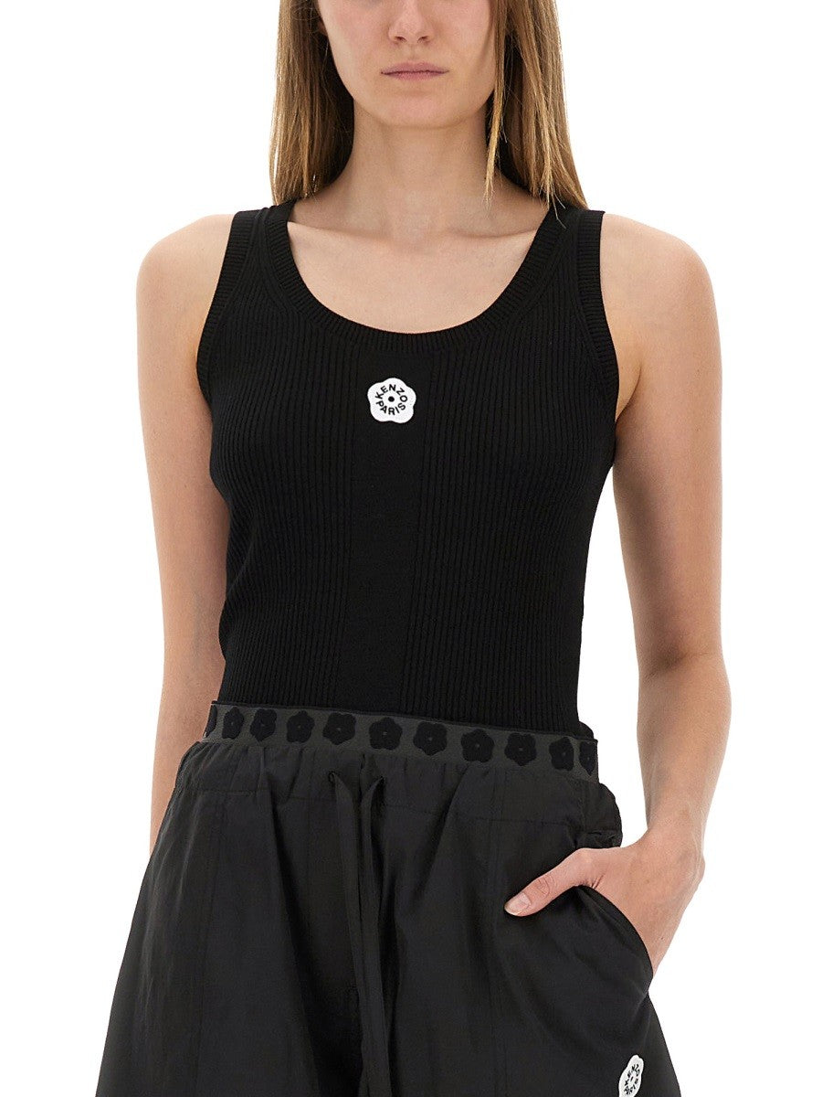 Kenzo TANK TOP WITH EMBROIDERY "BOKE FLOWER 2.0"