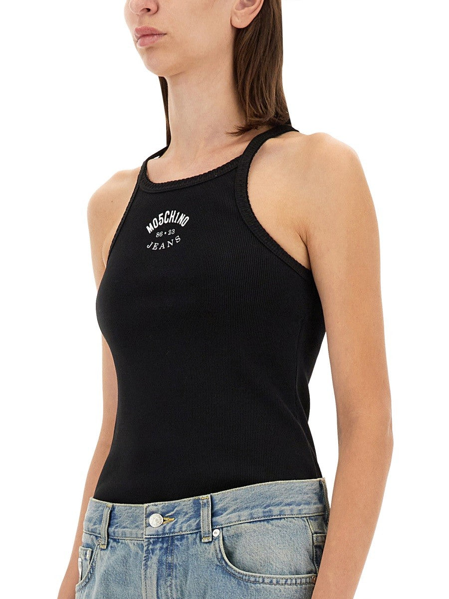 Moschino Jeans TANK TOP WITH LOGO