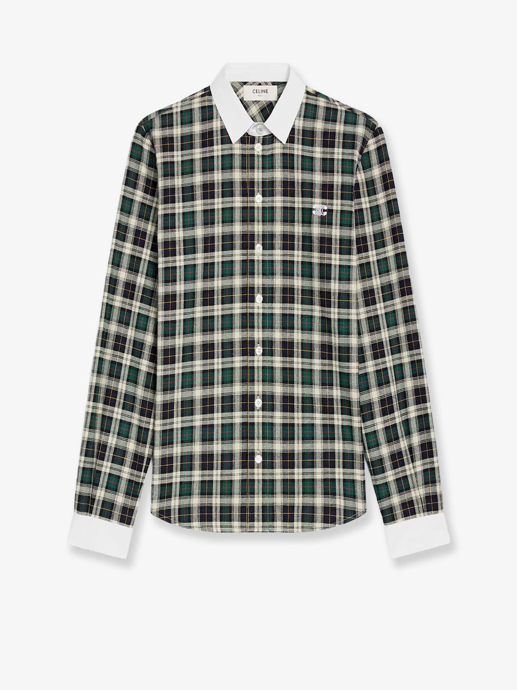 Celine Tartna cotton shirt