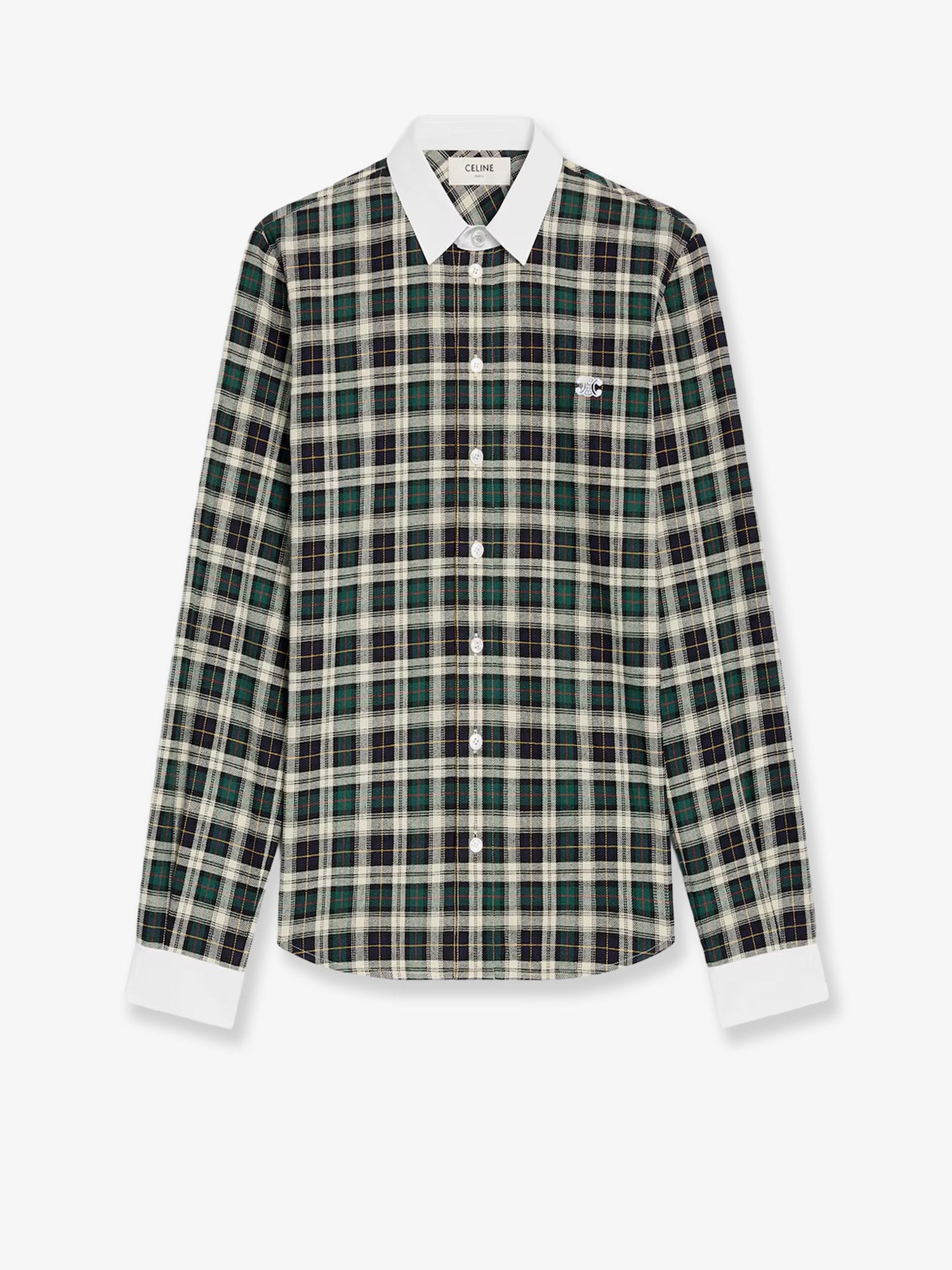 Celine Tartna cotton shirt