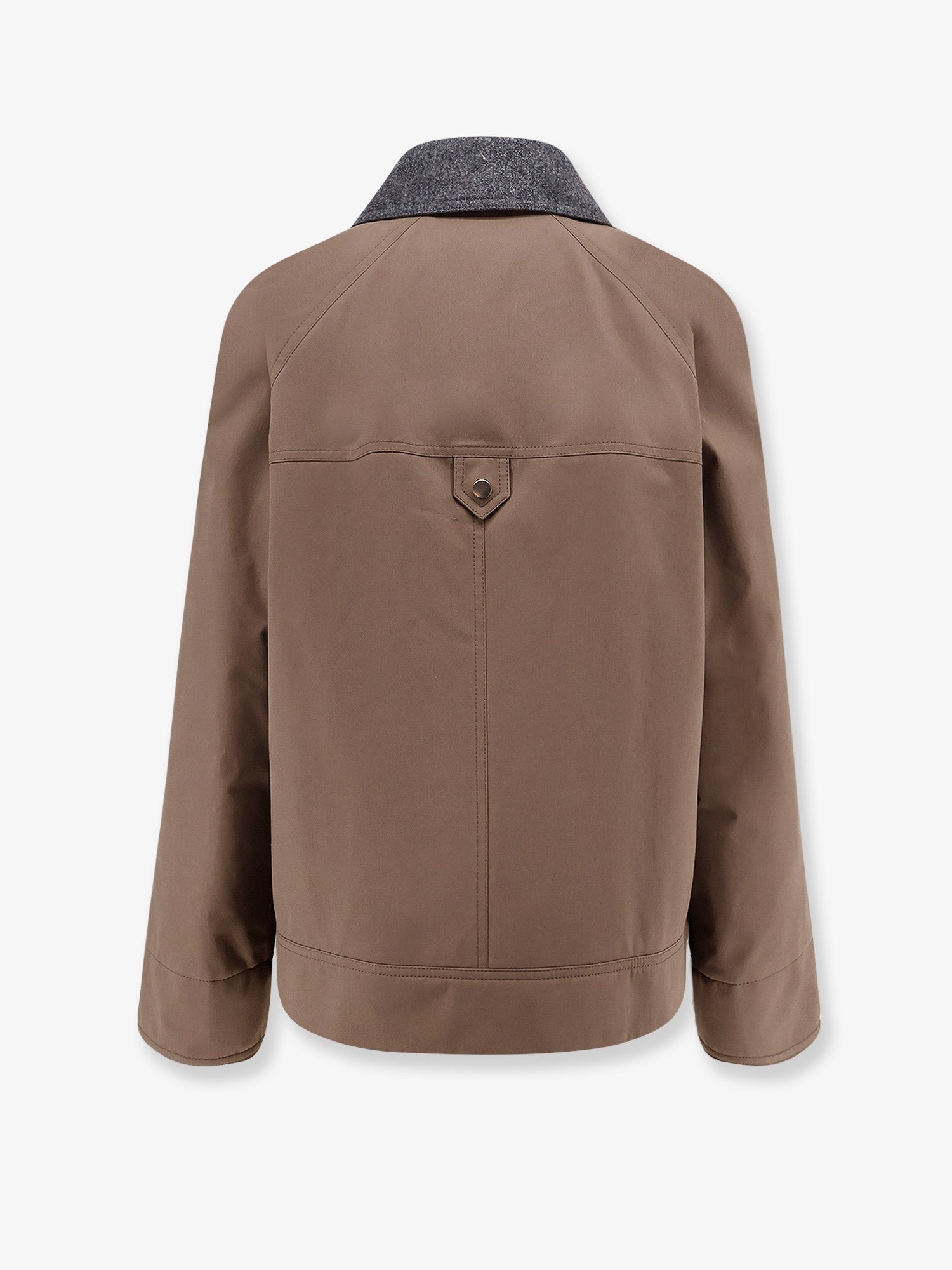 Brunello Cucinelli Chaqueta de lona de algodón técnico