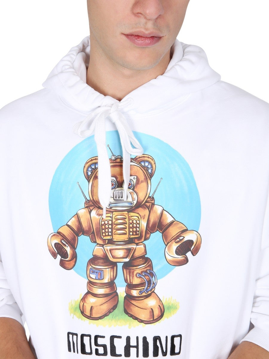 Moschino SWEATSHIRT IMPRIMÉ TEDDY