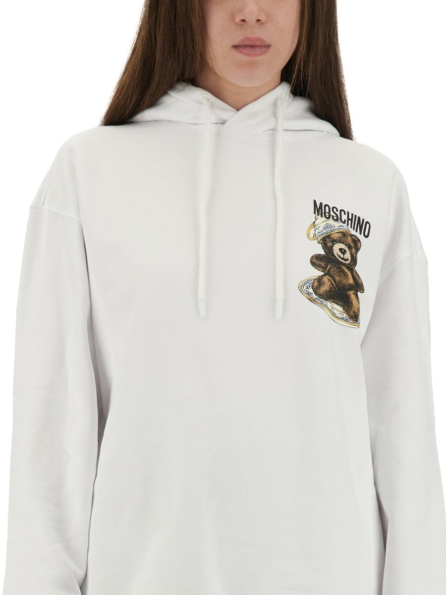 Moschino SWEATSHIRT WITH "TEDDY" PRINT
