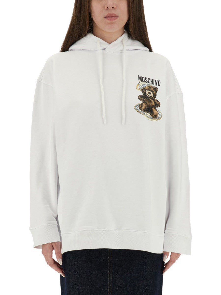 Moschino SWEATSHIRT WITH "TEDDY" PRINT