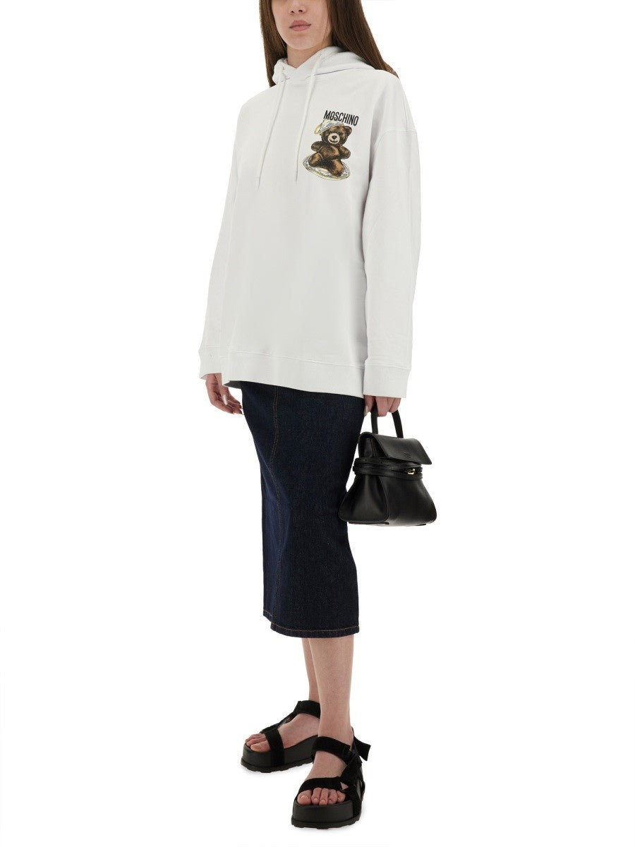 Moschino SWEATSHIRT WITH "TEDDY" PRINT