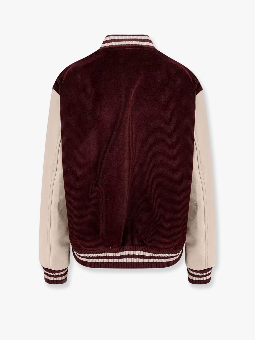 Celine Manšestrová bunda Teddy Triomphe s koženými rukávy