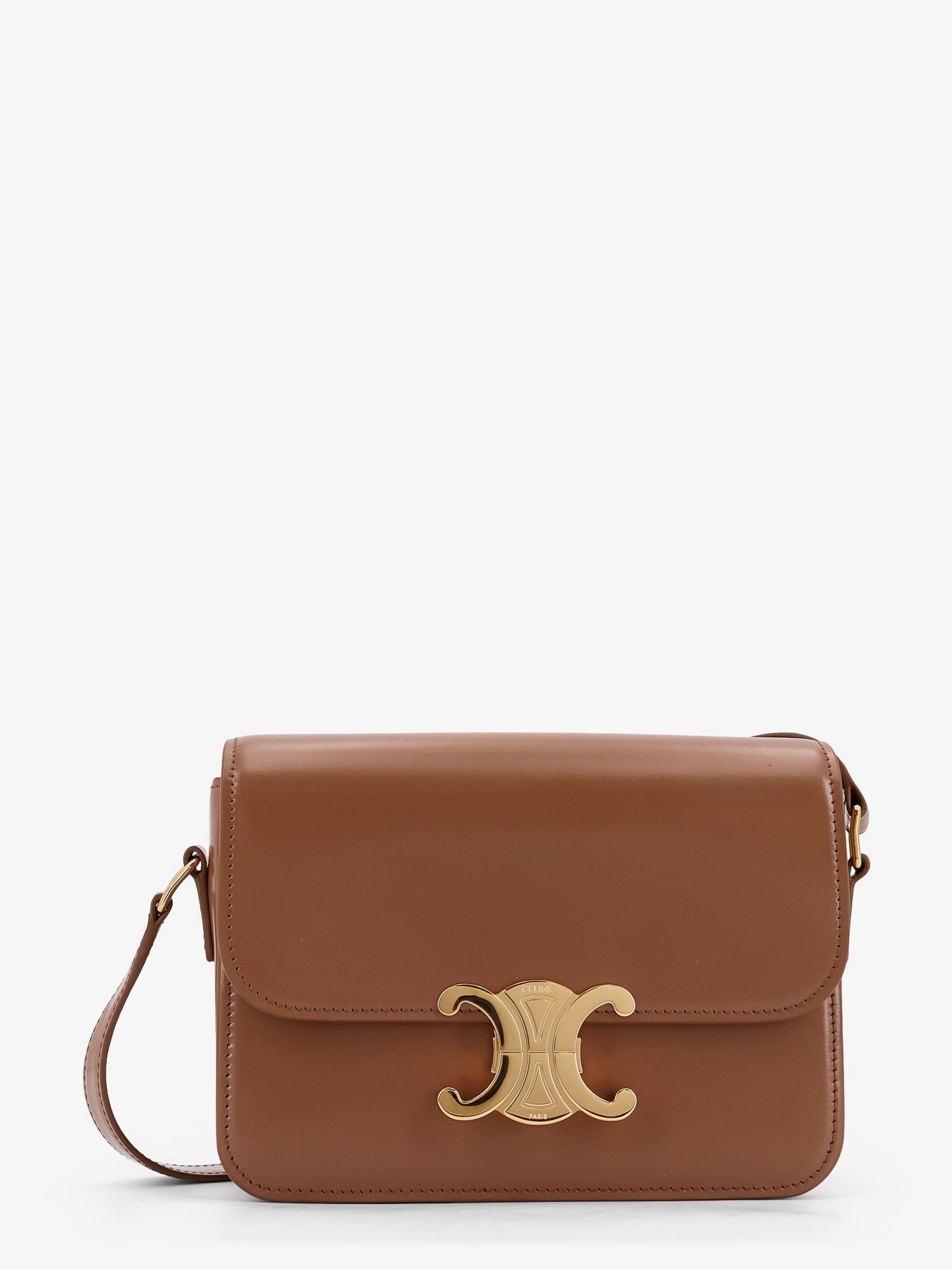 Celine Teen Triomphe leather shoulder bag