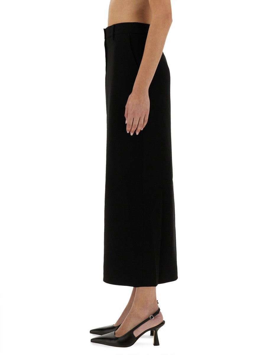 Michael By Michael Kors TEXTURED CREPE MAXI SKIRT