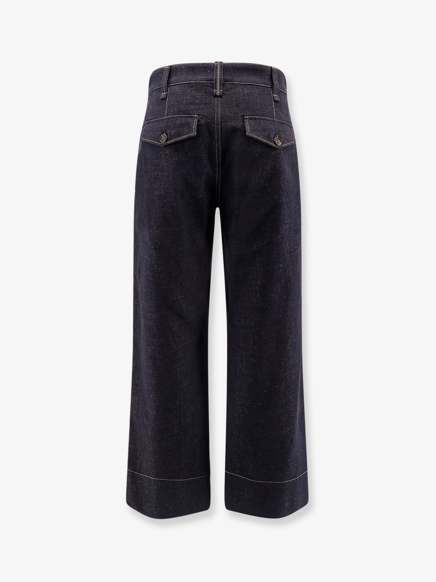 جينز Brunello Cucinelli The Sartorial Square بخياطة متباينة
