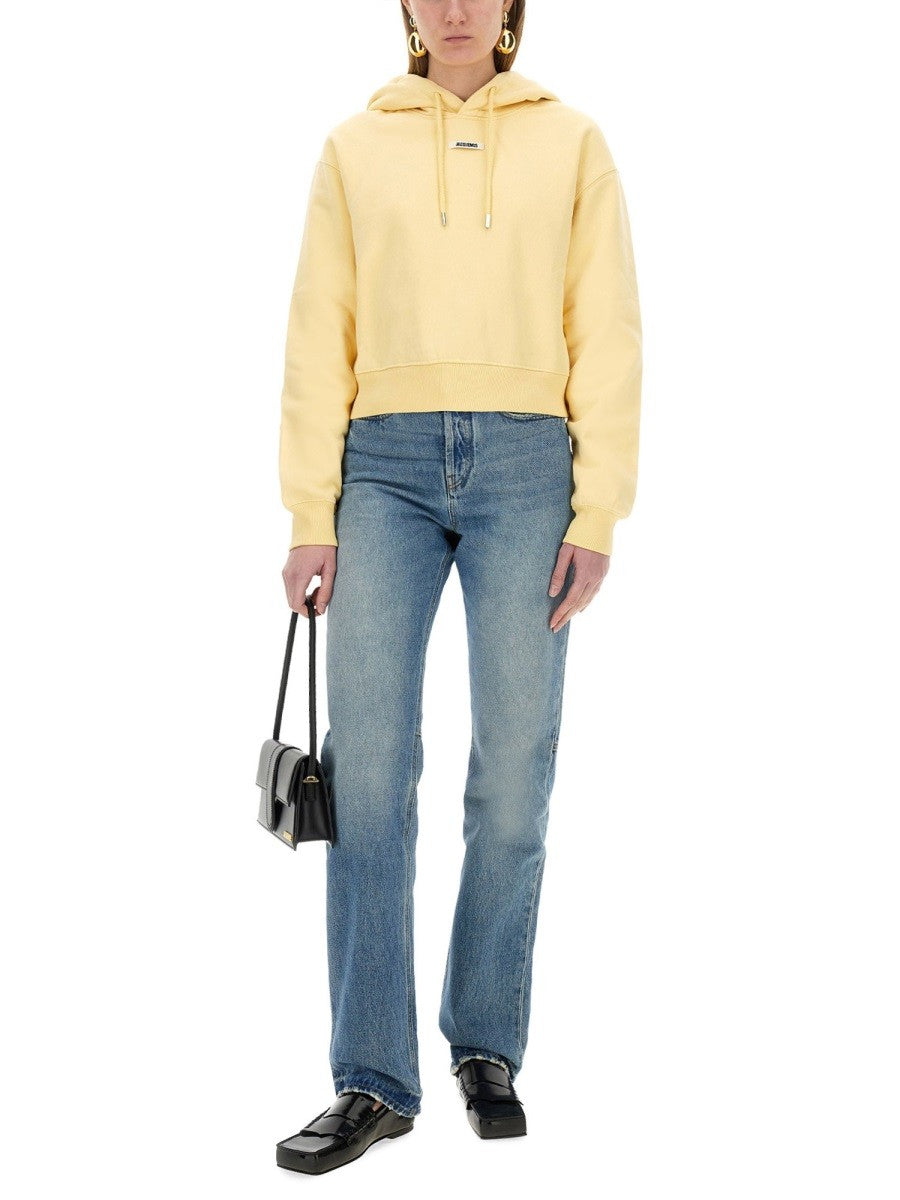 Jacquemus "THE SWEATSHIRT" WITH GROSGRAIN HOOD
