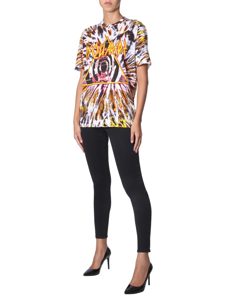 Dsquared2 TIE AND DYE print-T-shirt