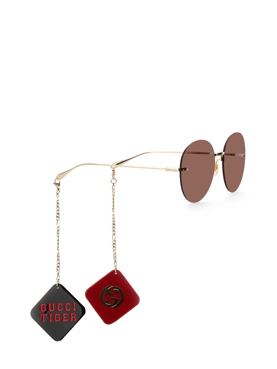 Gucci TIGER GLASSES WITH PENDANT