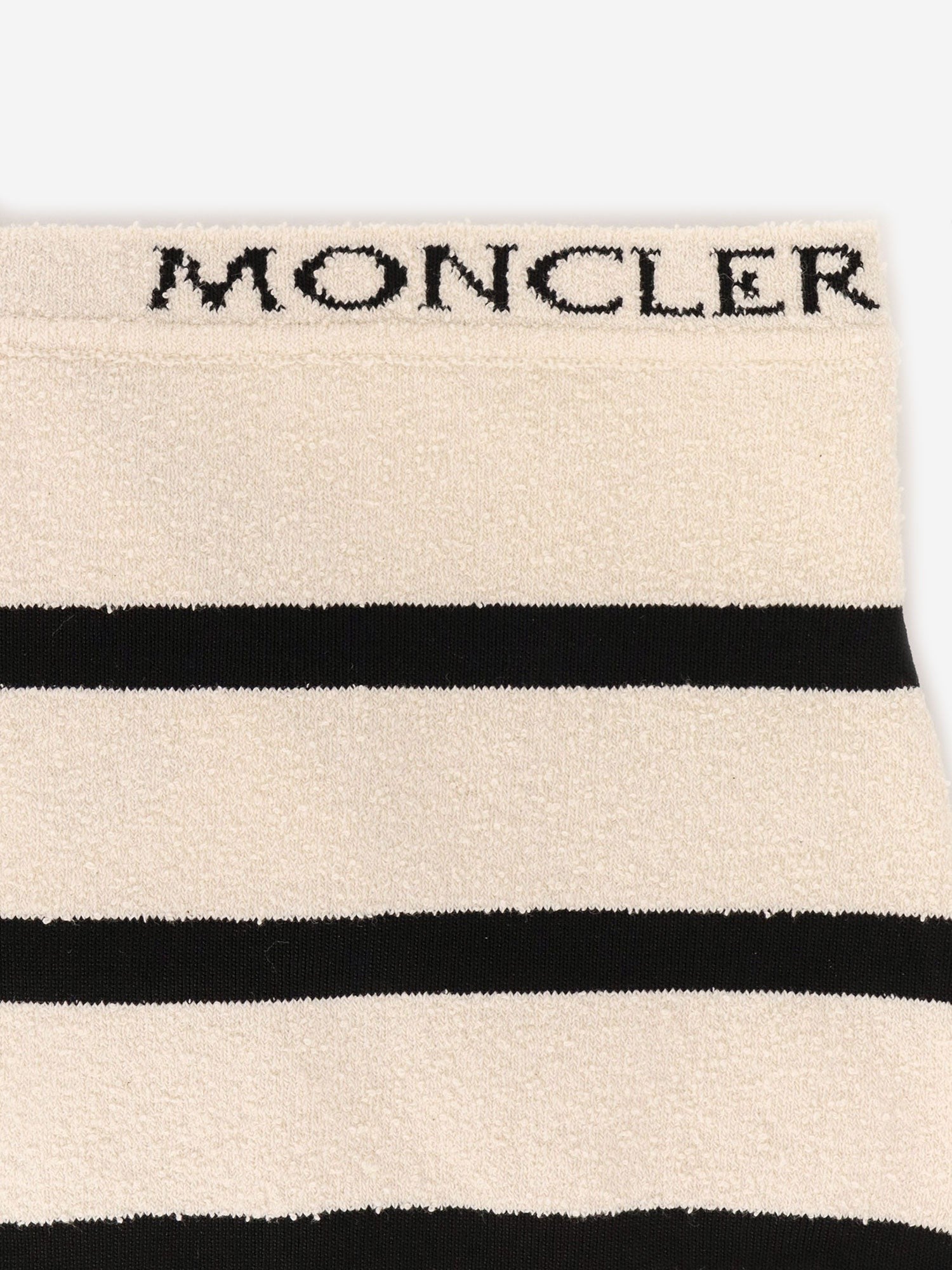 Moncler Top and culotte striped  cotton blend set