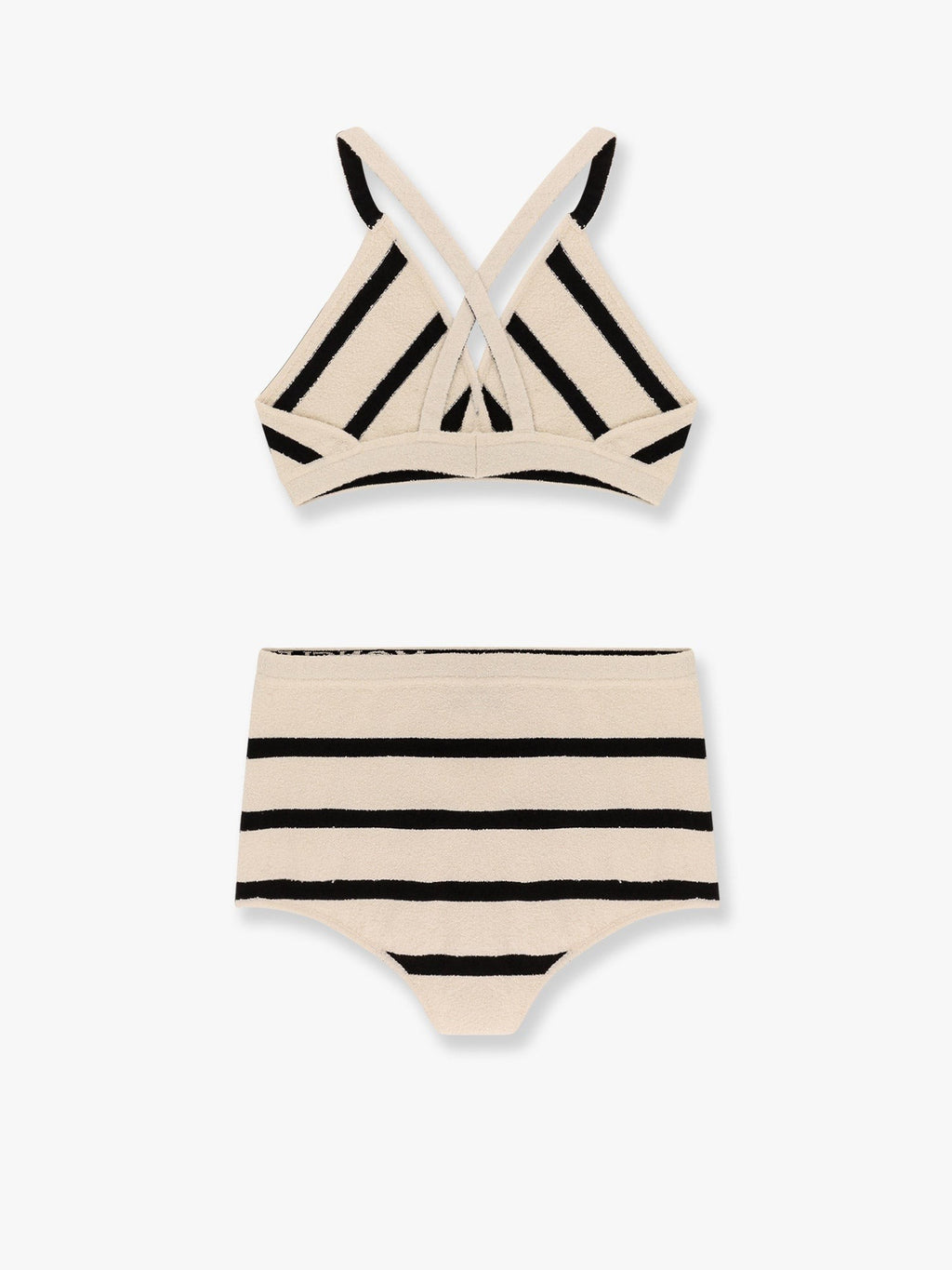 Moncler Top and culotte striped  cotton blend set