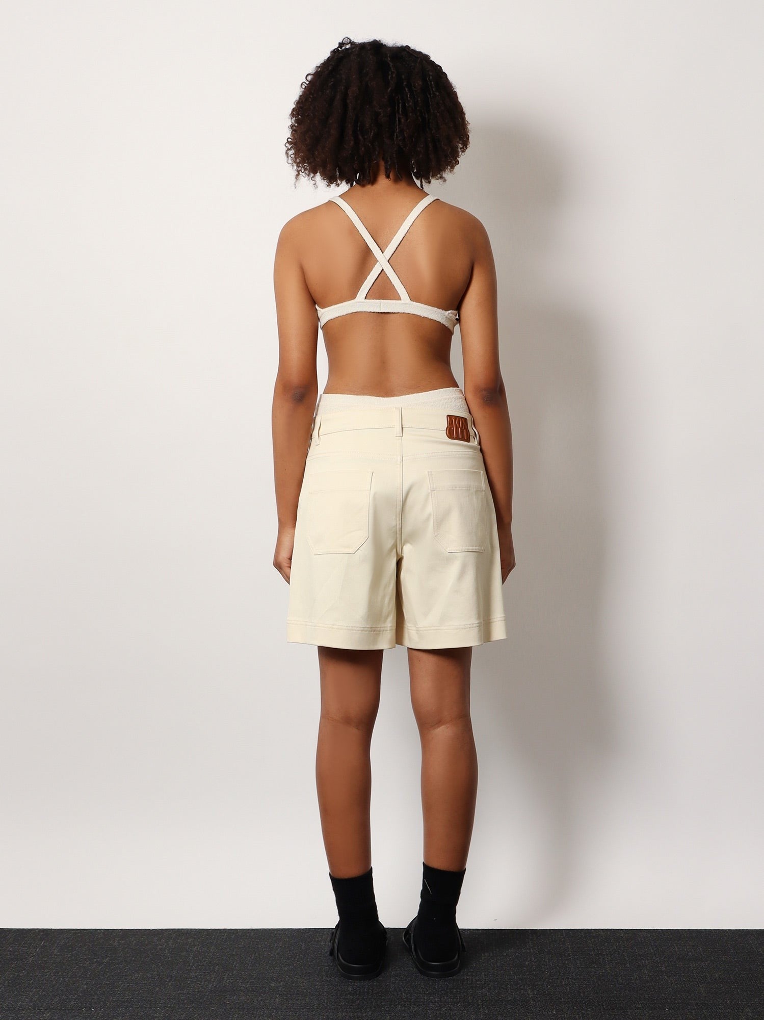 Moncler Top and culotte striped  cotton blend set